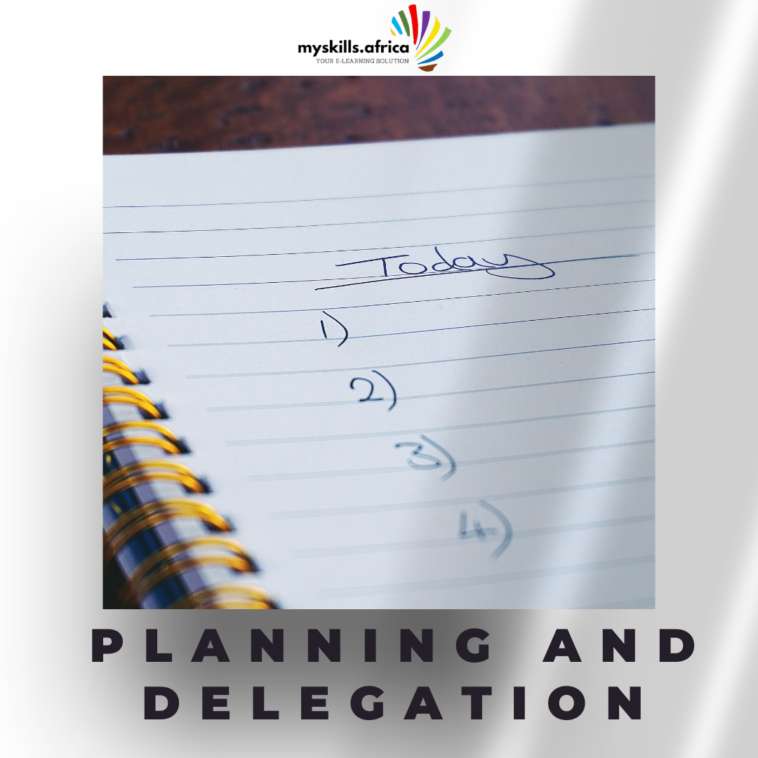 Planning and Delegation @ MySkills.Africa